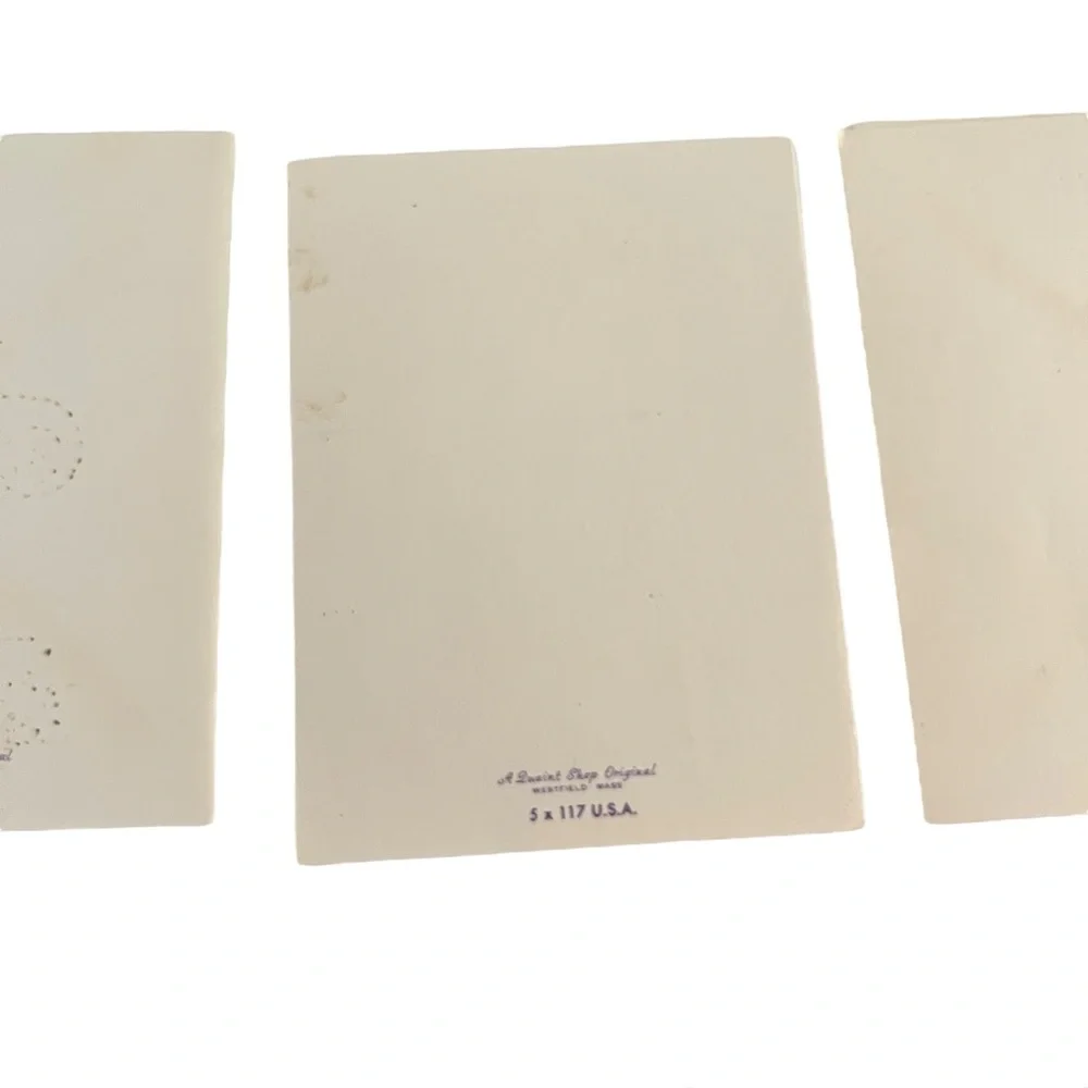 8 Unused Vintage Greeting Card A Gift for You Blank Notes Floral